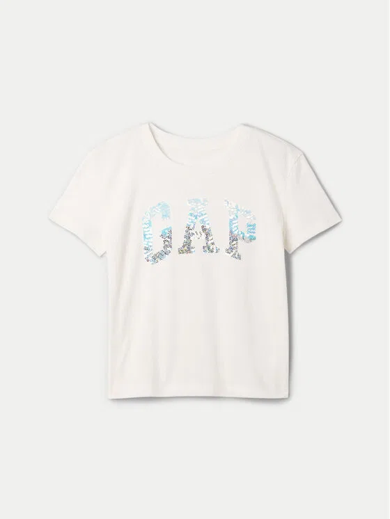 Футболка regular fit Gap, белый — фото 3