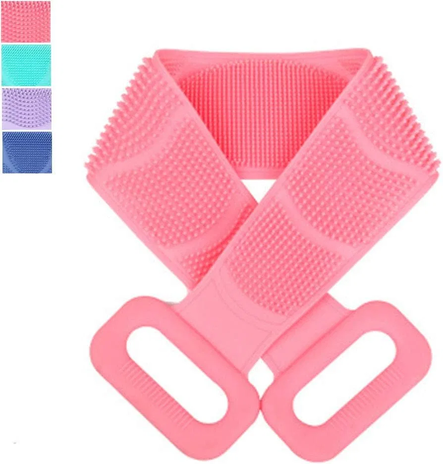 Щетка для душа, двухсторонняя, ZLYJ, 28 дюймов, Pink