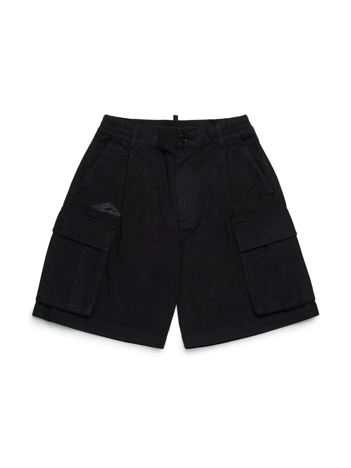 Шорты-карго с логотипом DSQUARED2, черный