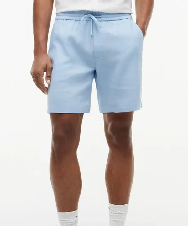 Шорты льняные на поясе с эластичной лентой, Dover Fit, Tommy Hilfiger — фото 2