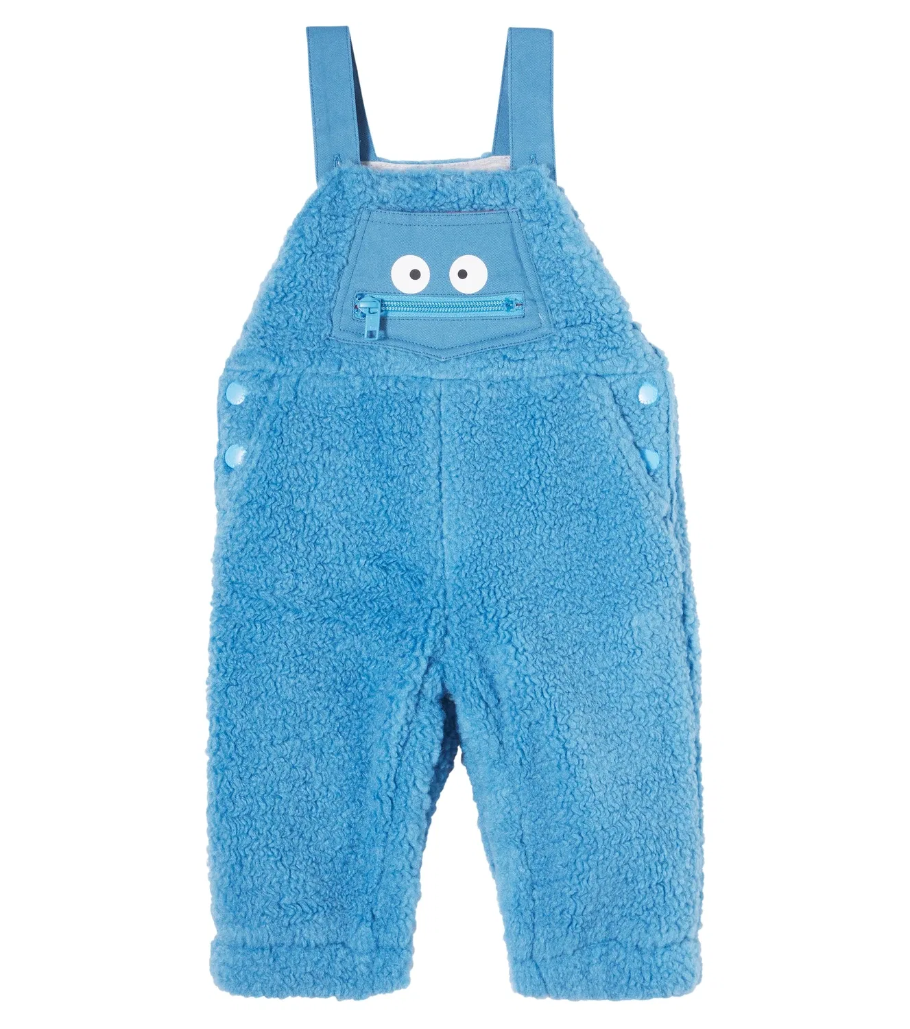 Комбинезон с принтом плюшевого мишки Stella Mccartney Kids, синий