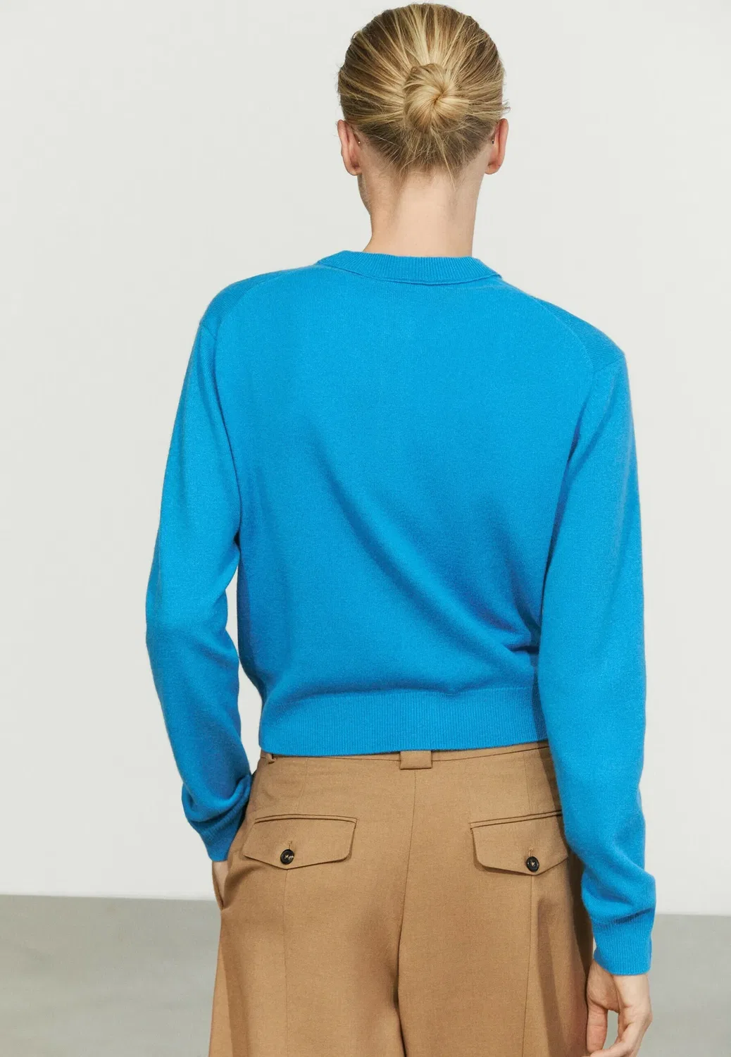 Кардиган Massimo Dutti, Turquoise — фото 3