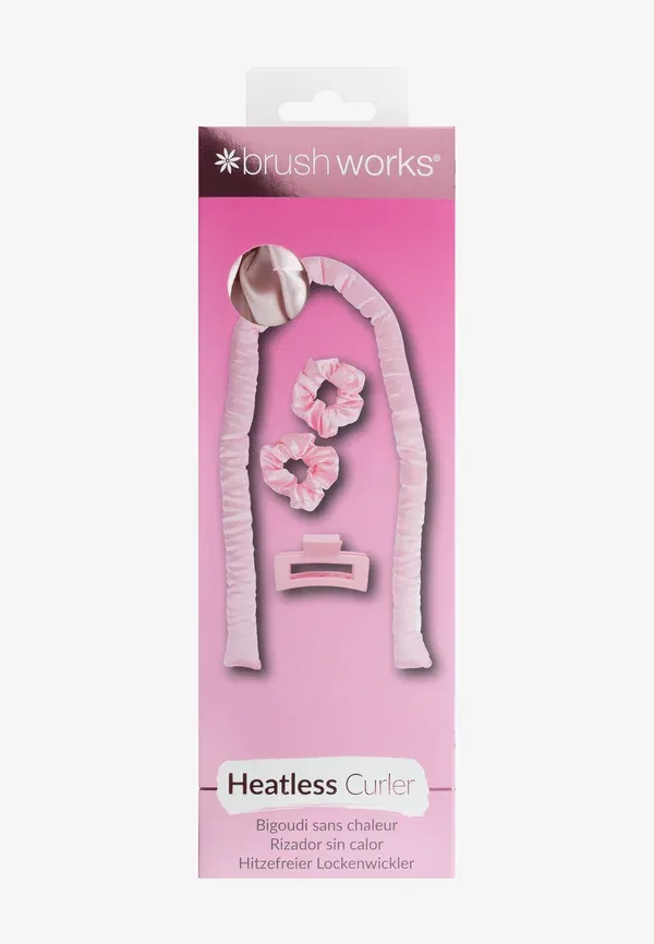 Бигуди и щипцы для завивки без нагрева Brushworks, розовый — фото 2