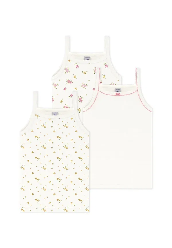 Комплект из 3 маек с цветочным принтом Petit Bateau, net