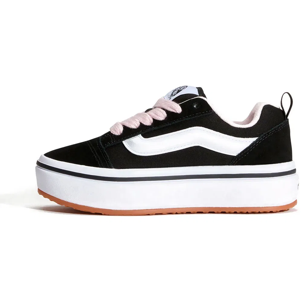 Детские кроссовки на платформе Knu Skool Stacklite Vans, Black — фото 2