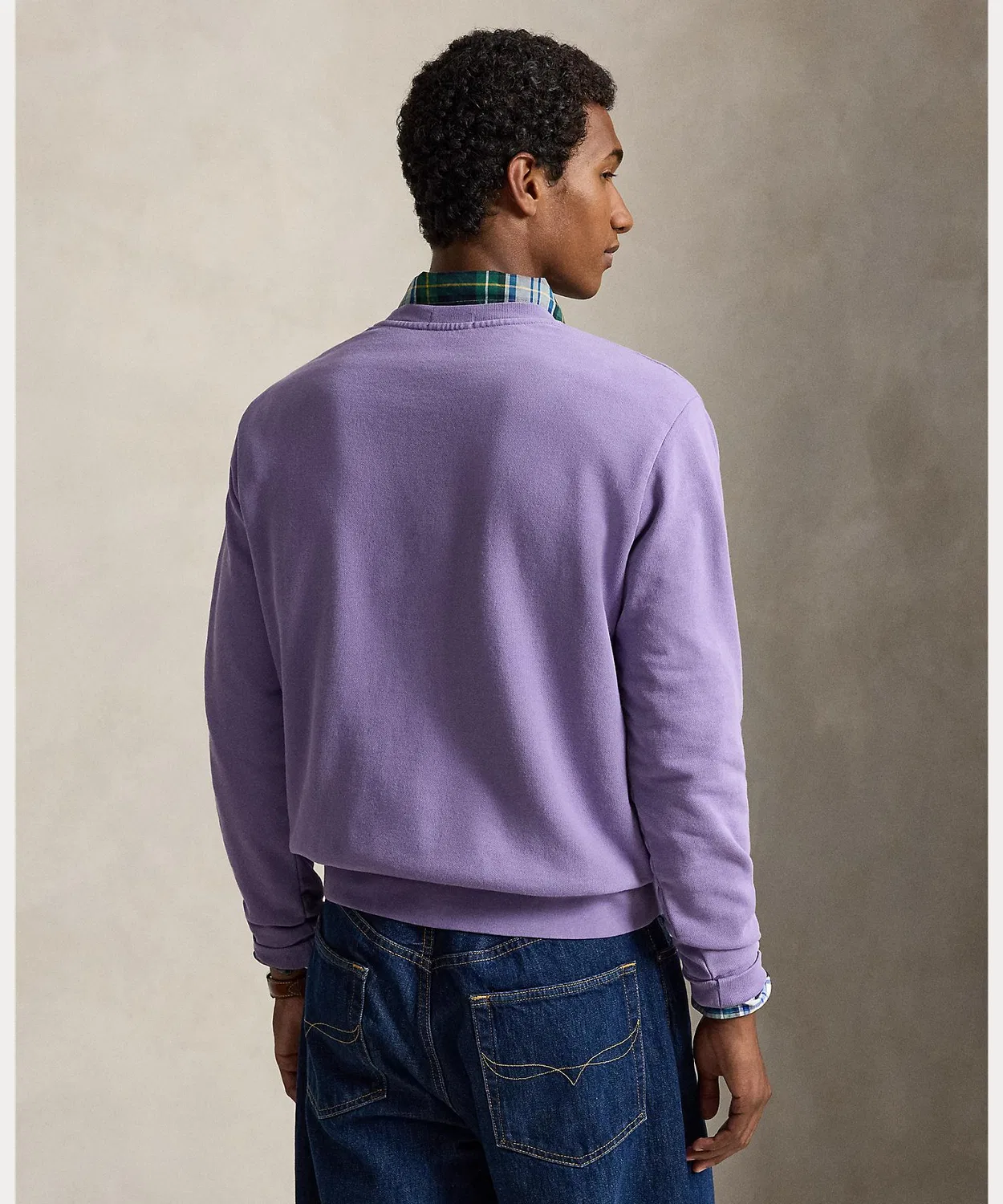 Мужской свитшот с длинным рукавомLoopback Fleece POLO RALPH LAUREN, Purple — фото 4