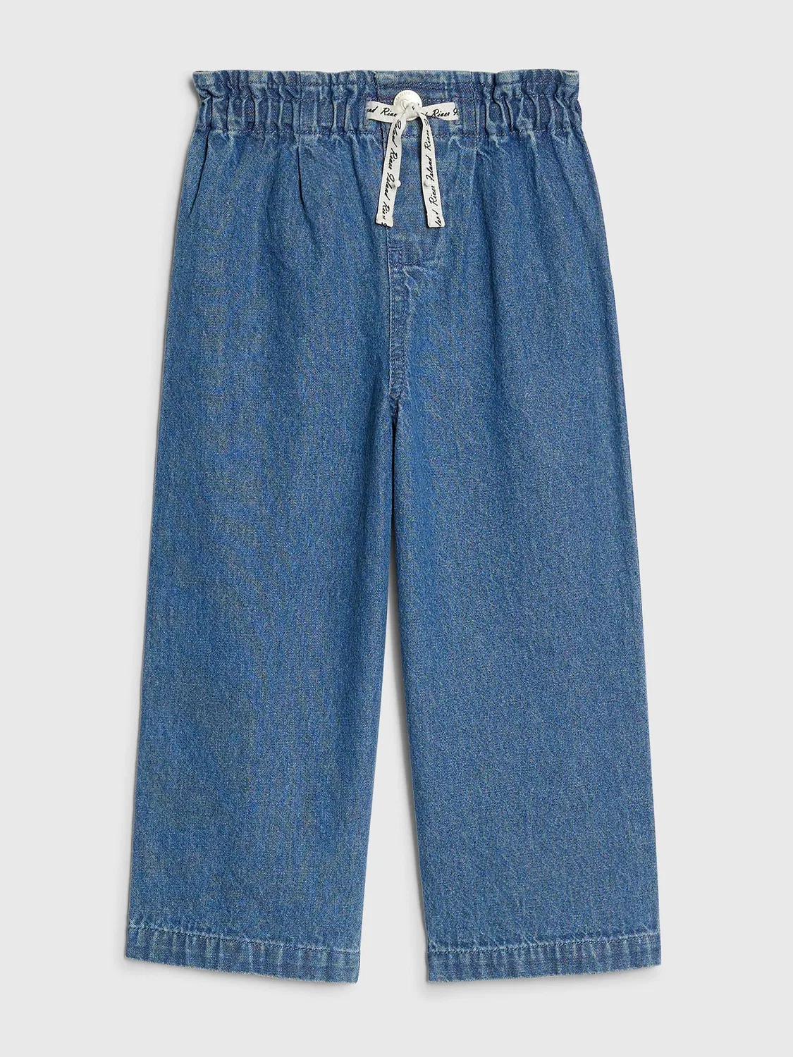 Джинсы с широкими штанинами River Island, синие