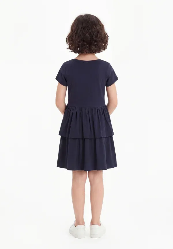 Платье хлопковое Petit robe jersey dress Petit Bateau smoking — фото 2