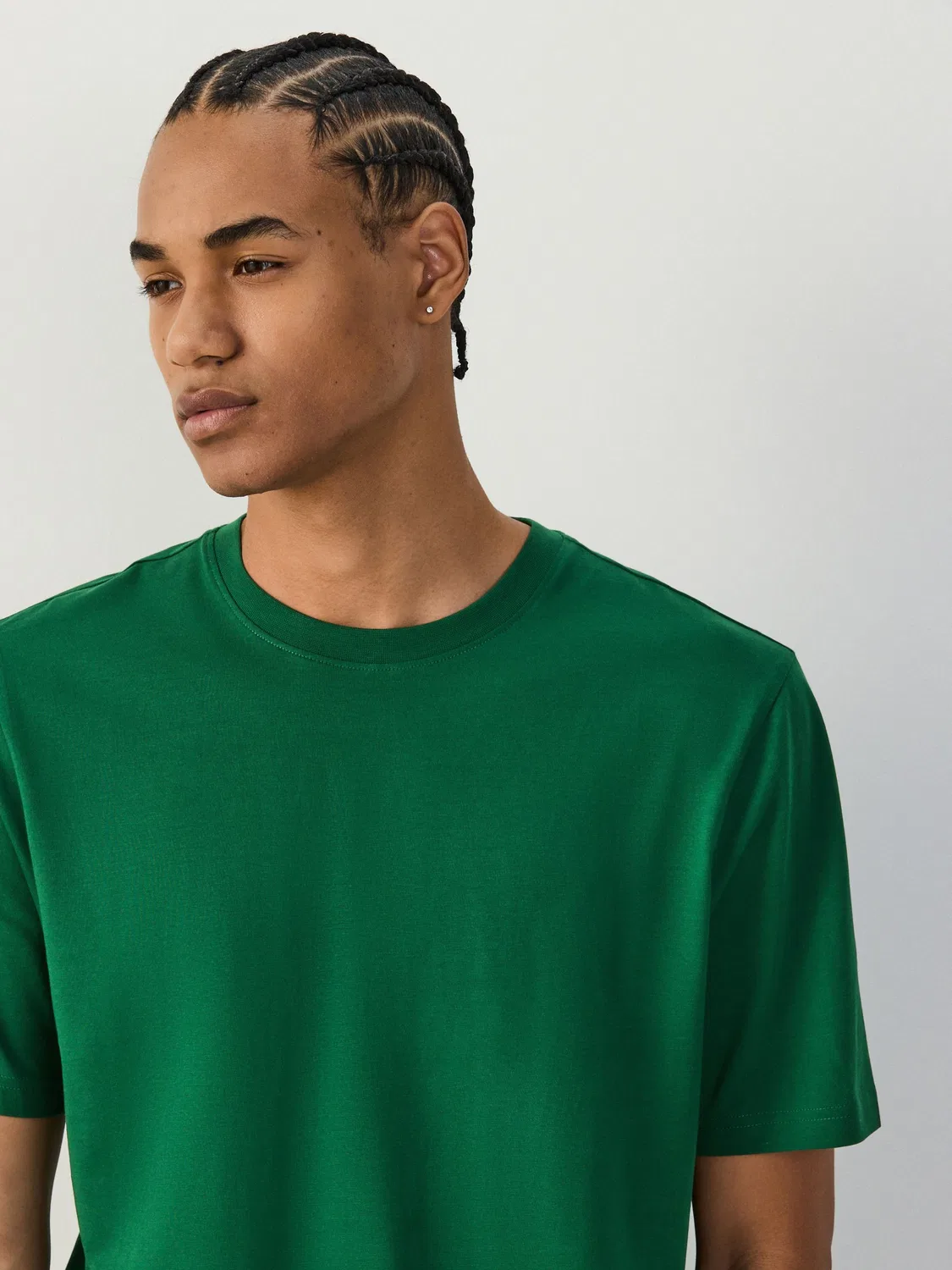 Футболка с круглым вырезом, Regular Fit, Essential Next, ярко-зеленый — фото 2