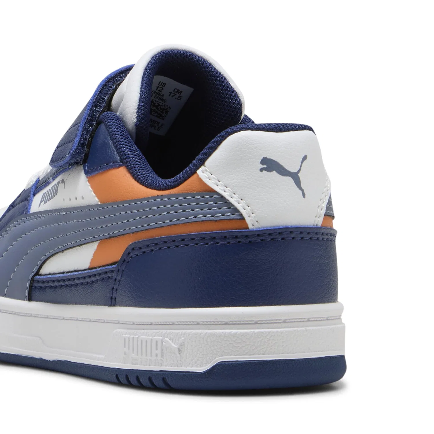 Детские кроссовки для мальчиков PUMA Caven III Holo 2.0, III Block Blue Jewel Gray Sky White — фото 2
