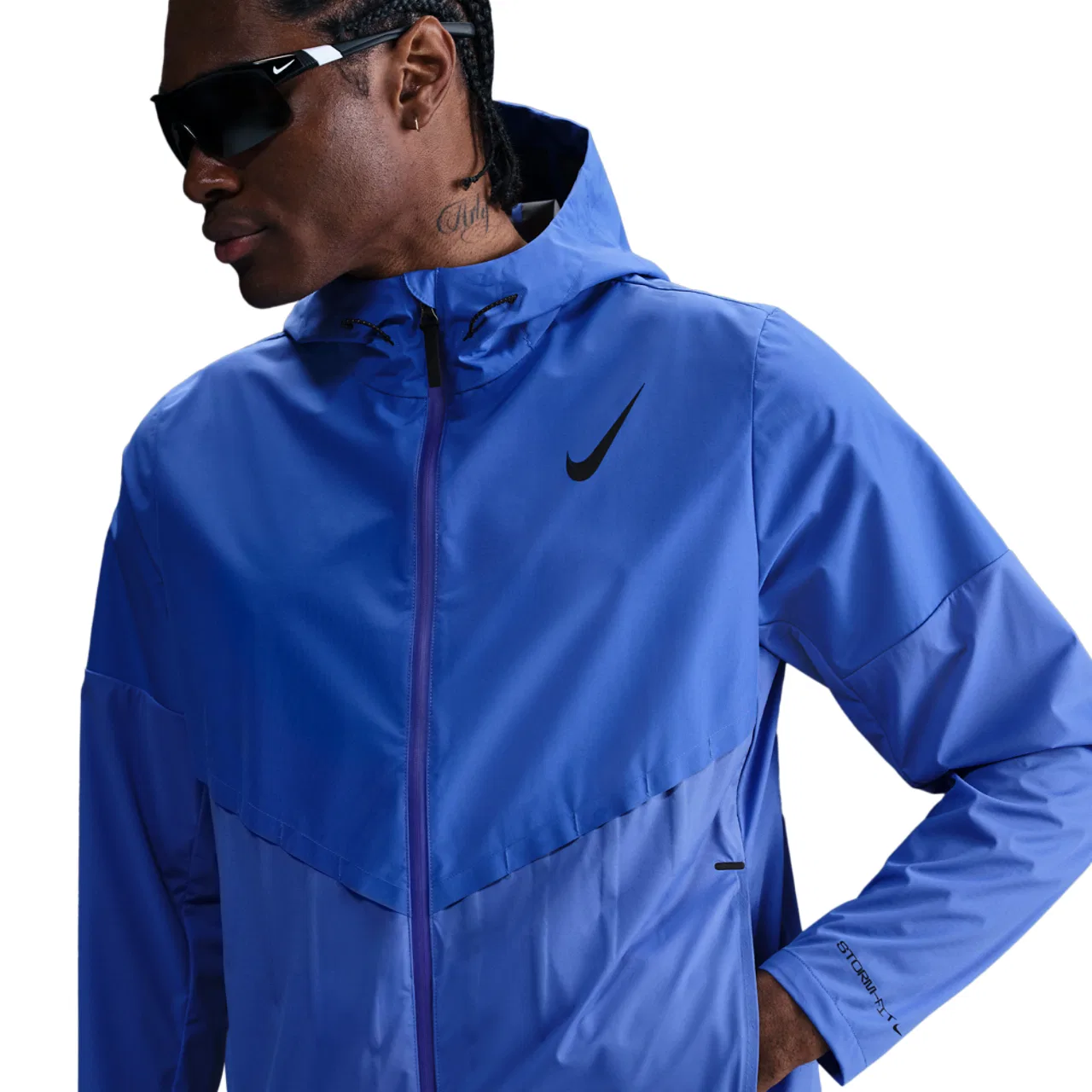 Мужская ветровка StormFIT Aeroswift Nike, цвет Comet Blue/Black