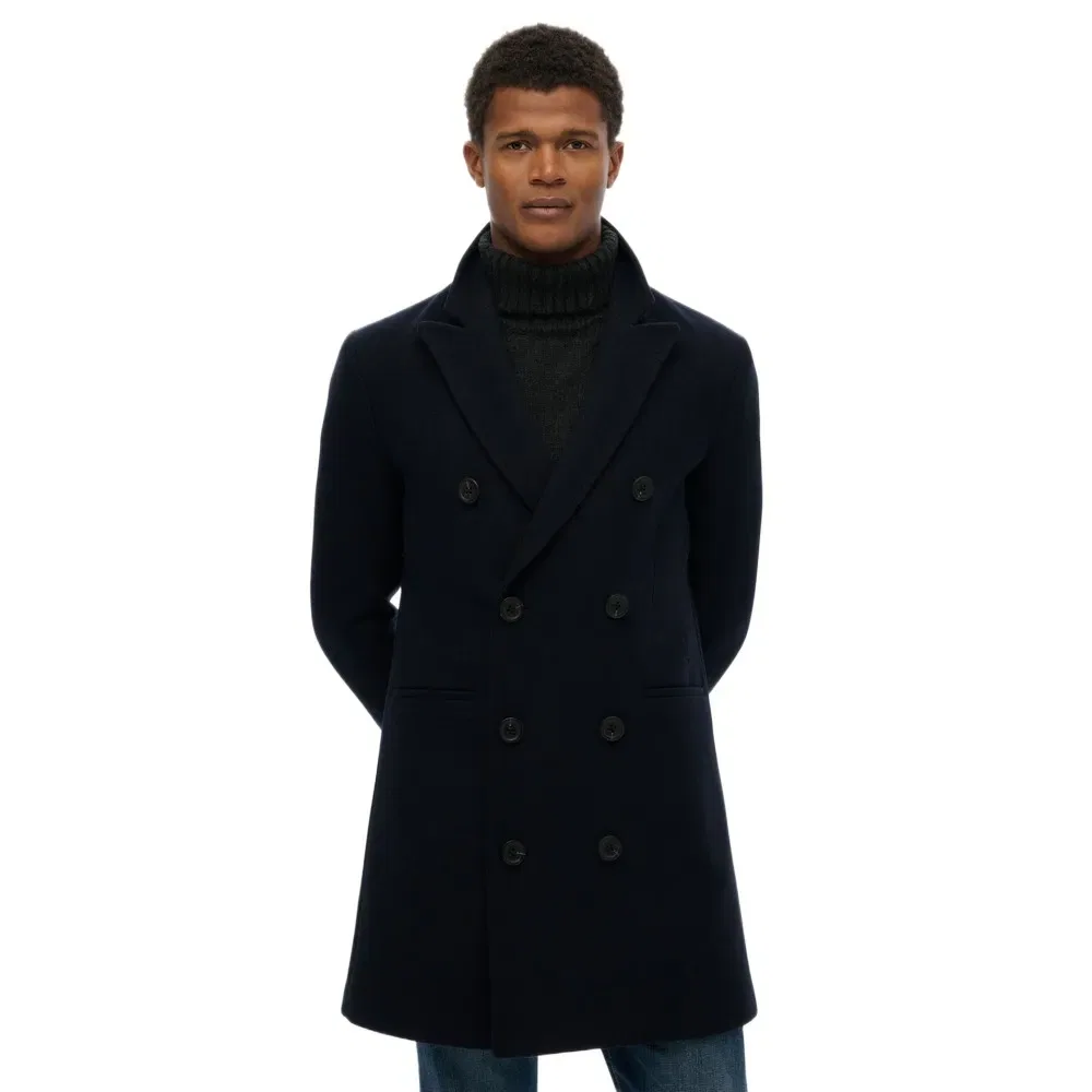 Пальто Merchant Town Superdry, синий