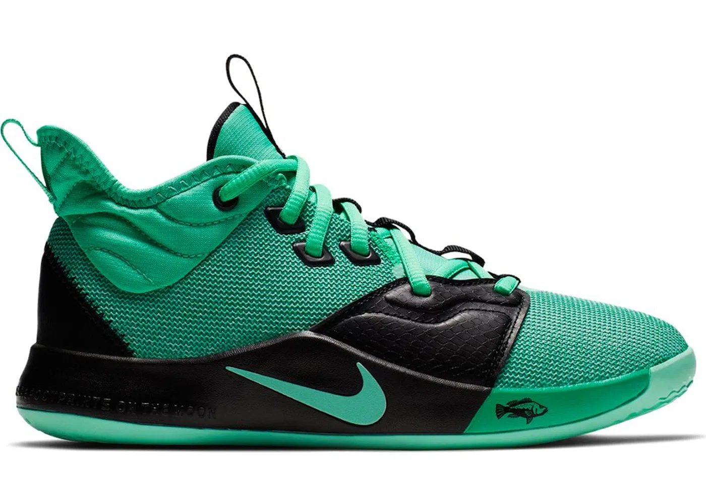 Детские кроссовки для баскетбола Nike PG 3, Menta/Emerald Rise-Black