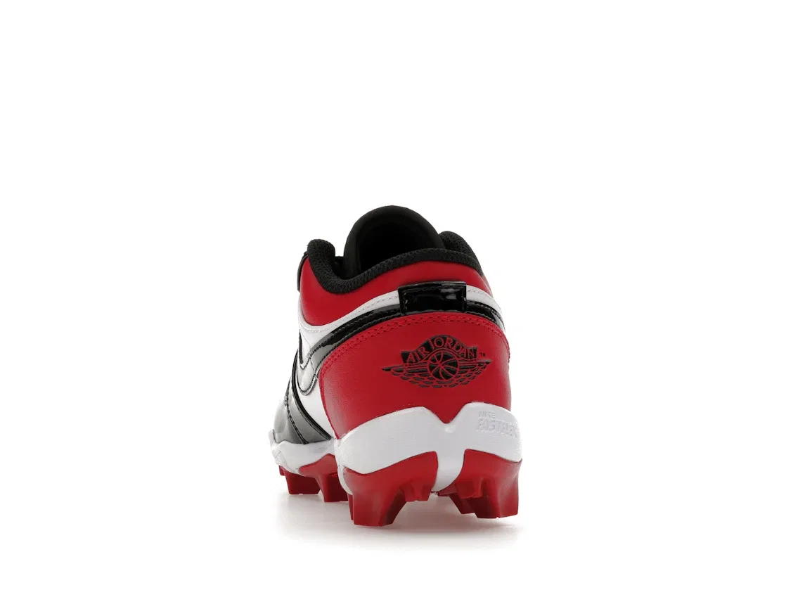 Детские бутсы Jordan 1 Low Cleat Gym Red/White/Black — фото 4