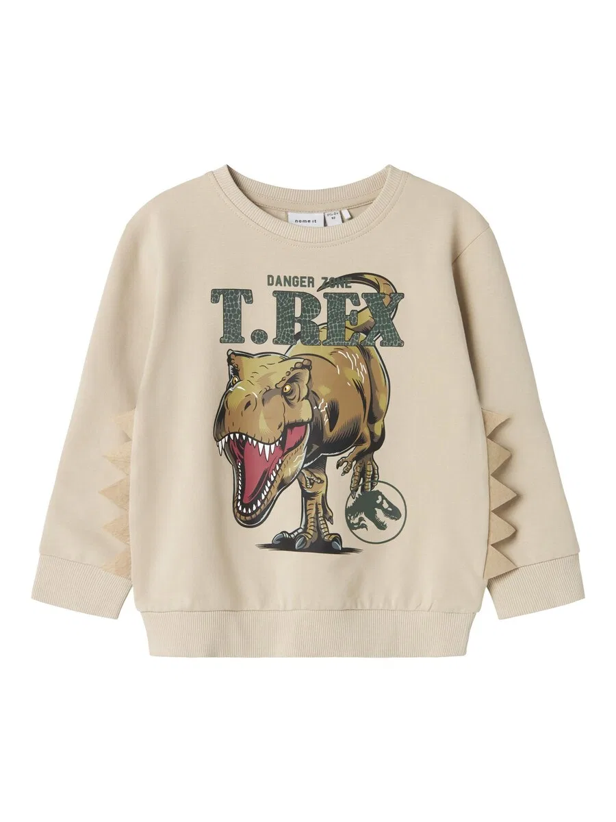Толстовка NAME IT 'NMMJaba Jurassic Park' бежевого цвета