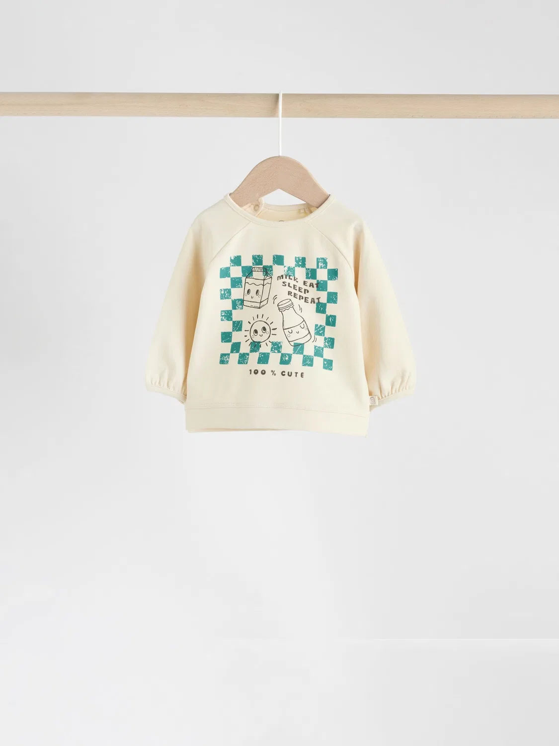 Комплект из топов и леггинсов, Milk Club Next, синий/зеленый — фото 2