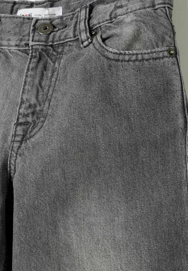 Брюки джинсовые Relaxed cut Minoti, Grey Denim, серый — фото 4