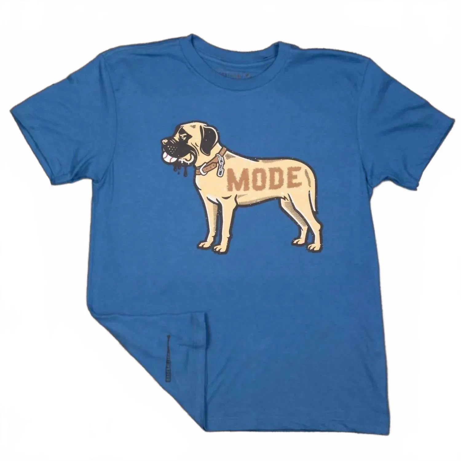 Детская футболка для мальчиков с принтом Beast Baseballism, Royal Blue — фото 3
