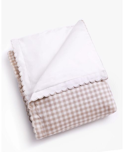 

Детский комплект одеял в клетку для пикника Gooselings, цвет Tan/Beige