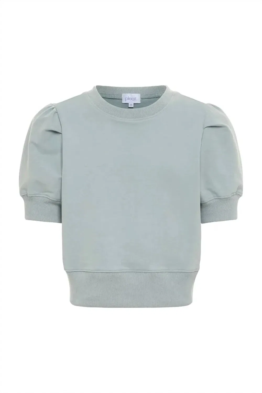 Детский свитшот с коротким рукавом Riley Pleat, Robin's Egg