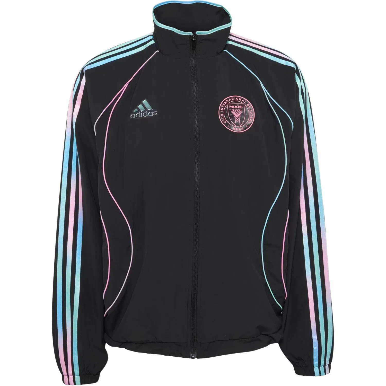 Куртка Audi TEAM Revolut F1 INTER MIAMI TRACK TOP, Adidas, Black/Multicolor