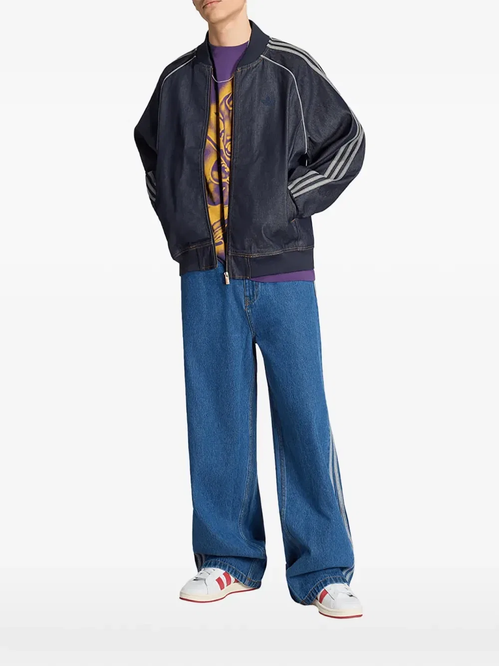 Куртка SST Adicolor adidas, синий — фото 2