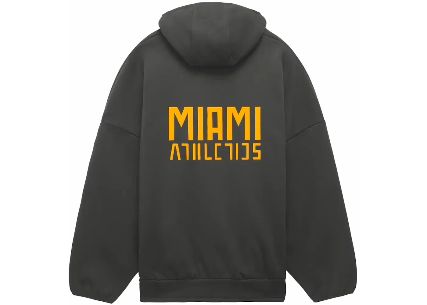 Мужской худи с принтом Fear of God Athletics x University of Miami Hurricanes Fear of God, Grey