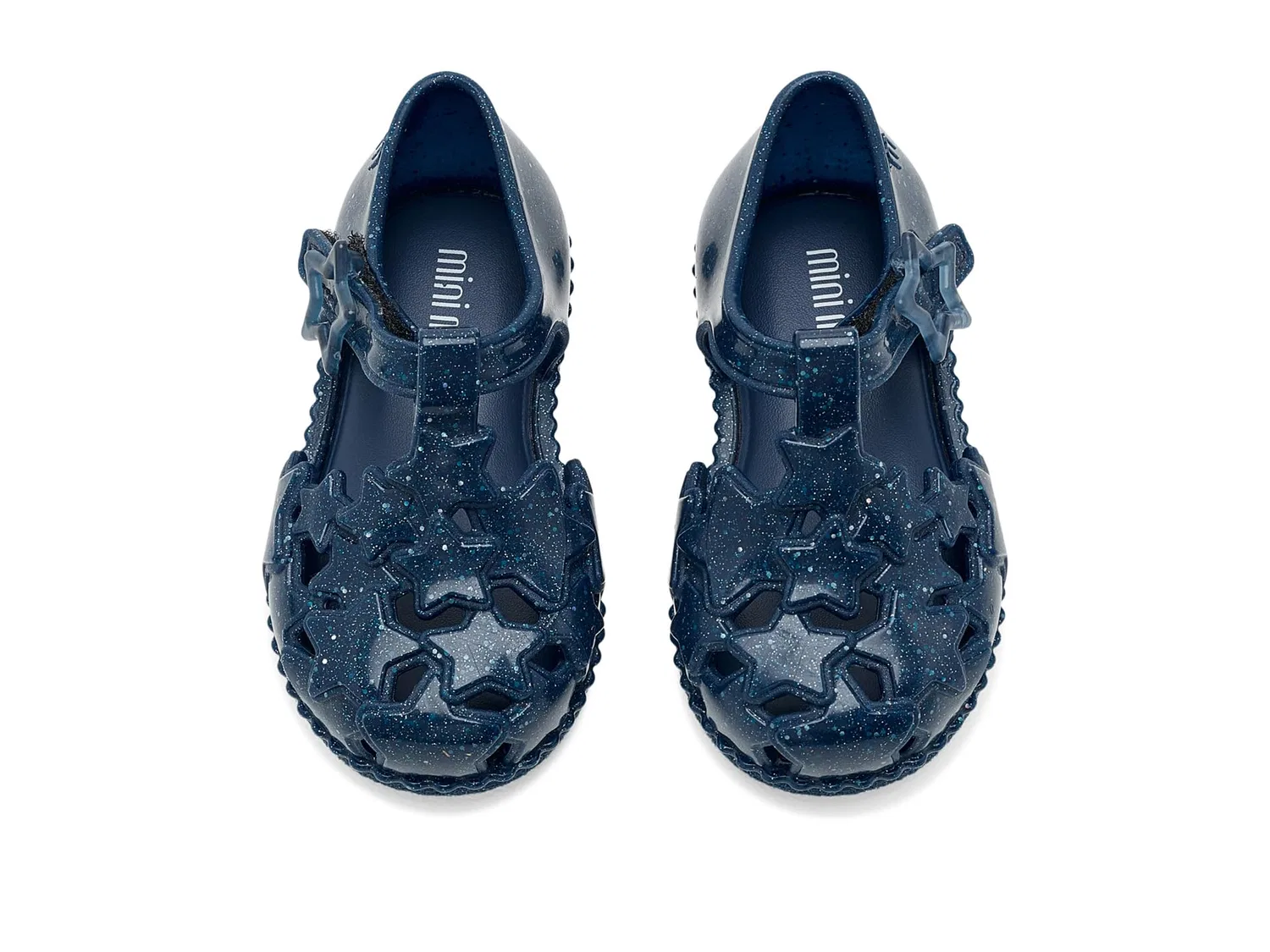 Сандалии Starry (для малышей и маленьких детей) Mini Melissa, Glitter Blue — фото 3
