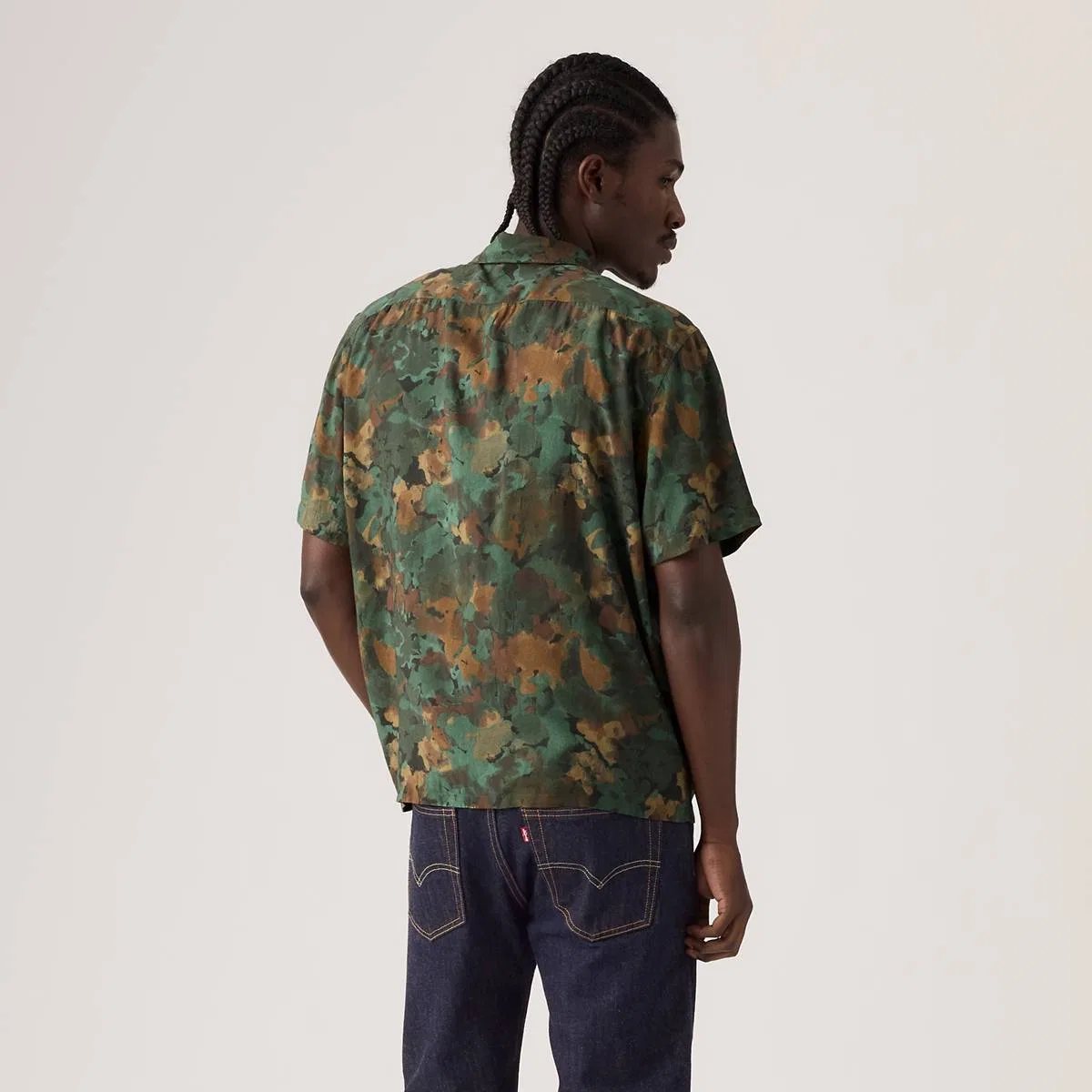 Классическая походная рубашка Levi's, Henrik Camo Digital Print - Multi Foliage - Multi-Color — фото 4