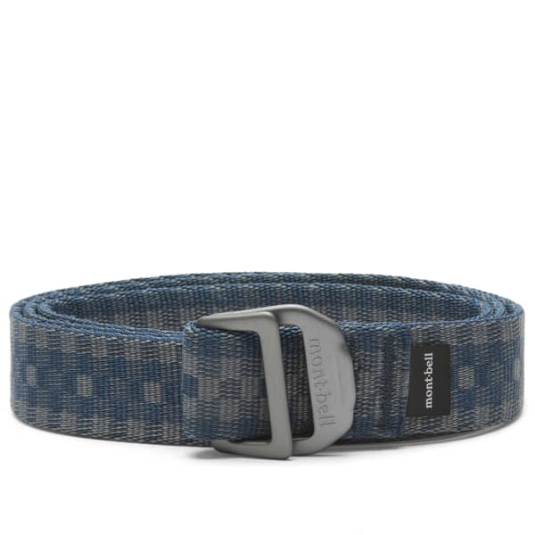 

Ремень с алюминиевой пряжкой Montbell, синий