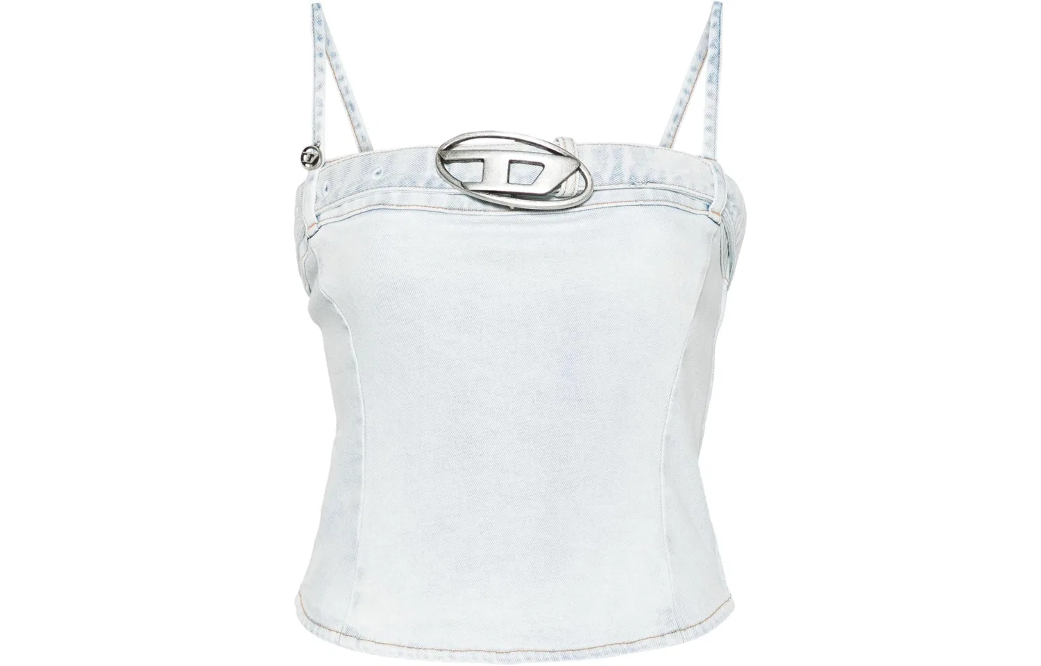 Топ джинсовый De-Lucy-S с логотипом DIESEL, Light Blue