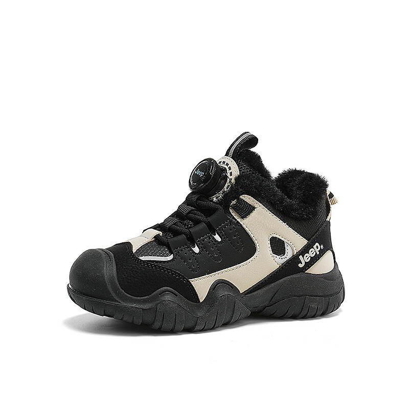 Кроссовки Jeep Kids Lifestyle Shoes Kids Mid-top Black, черный — фото 3