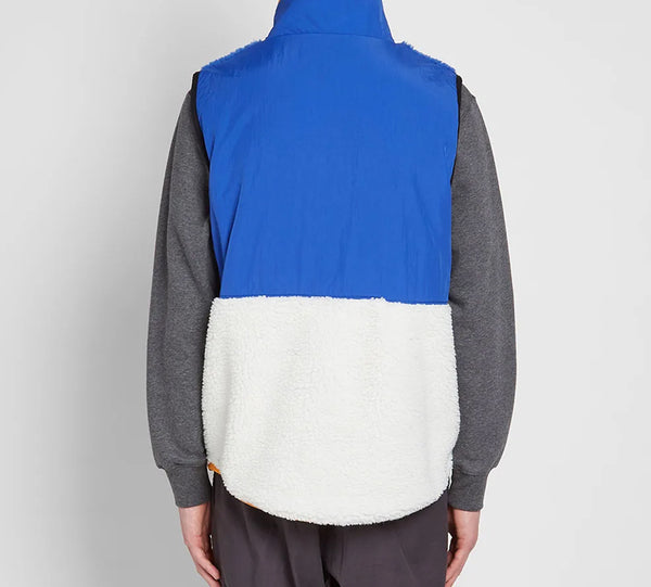 Жилет sportswear sherpa fleece gilet 'blue beige white' Nike, синий — фото 3