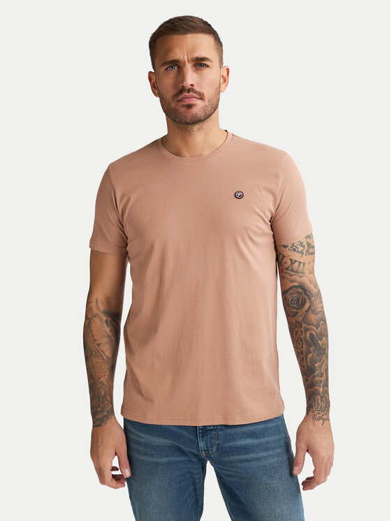 

Футболка regular fit M-ROS-TSR002 Petrol Industries, бежевый