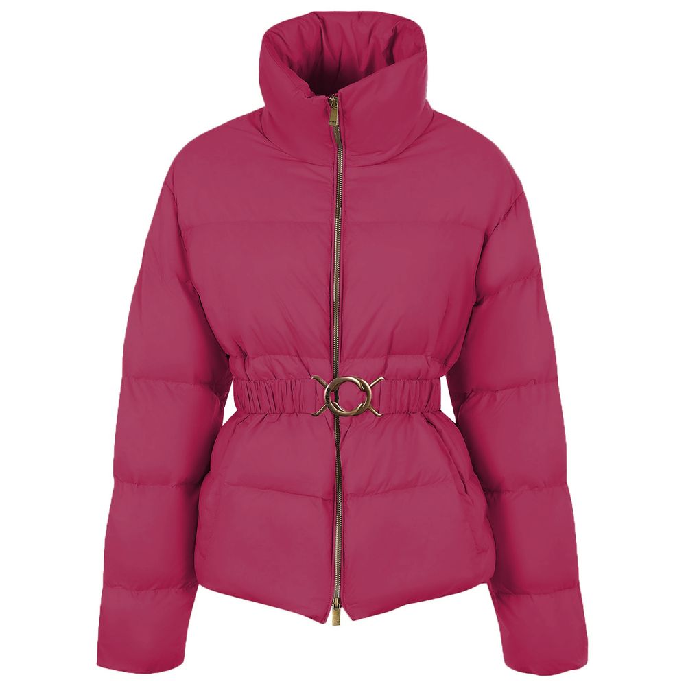 

PINKO розовые нейлоновые куртки и женские пальто