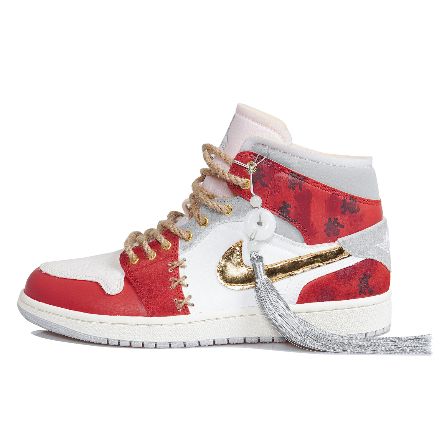 

Кроссовки Vintage Jordan Air Jordan 1, красный/белый