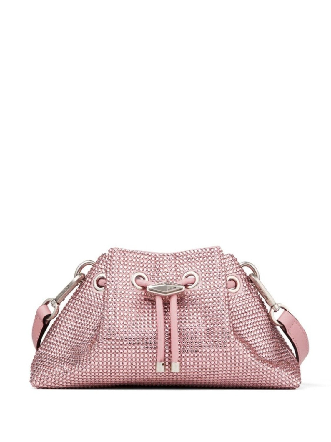 

Сумка Jimmy Choo Bon Bon с кристаллами, розовый