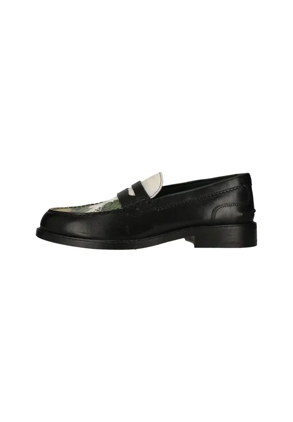 Туфли craftjames slip ons Clarks, черная кожа