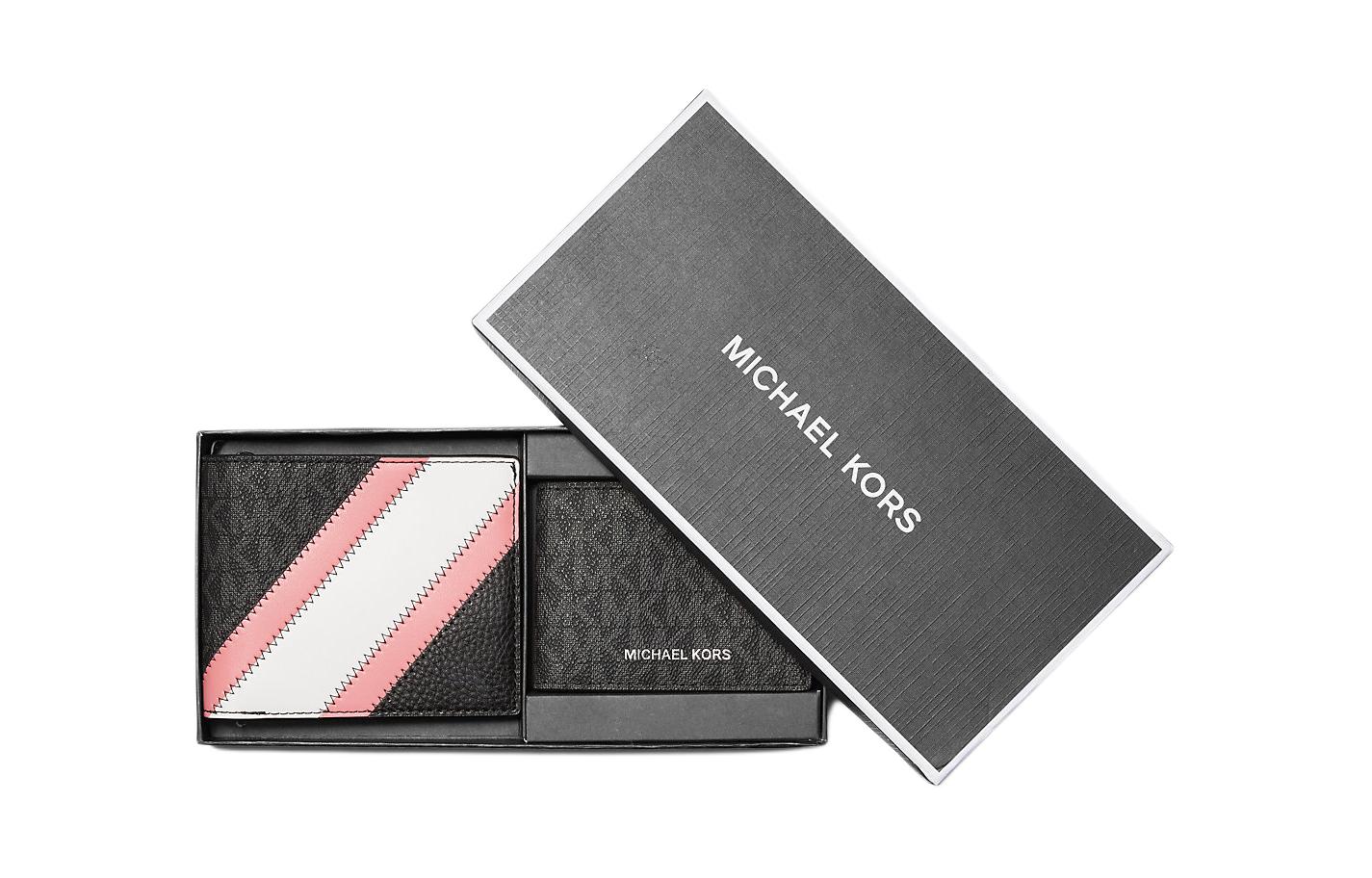 

MICHAEL KORS Полиуретановый кошелёк мужской розовый