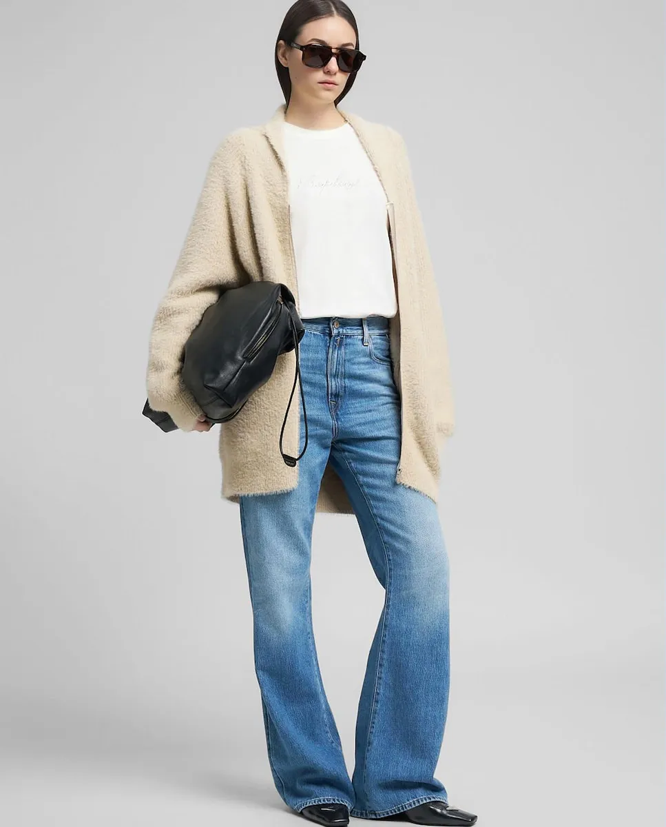 

Женский длинный кардиган на молнии Replay, бежевый