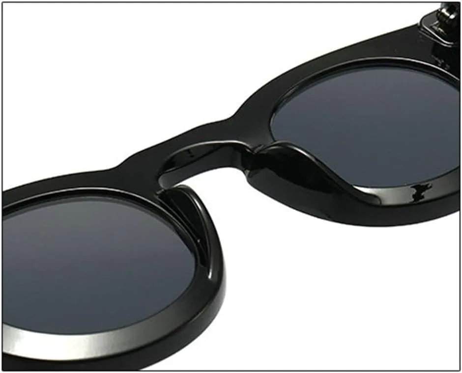 

Хелена Модные круглые женские роскошные солнцезащитные очки в стиле ретро дизайнерские мужские трендовые черные серые панк солнцезащитные очки UV400 helena, C13