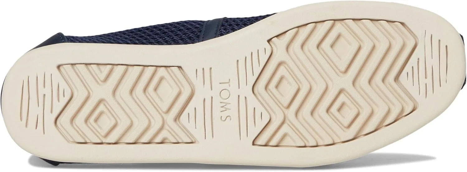 Лоферы с парусиной TOMS, Navy — фото 3