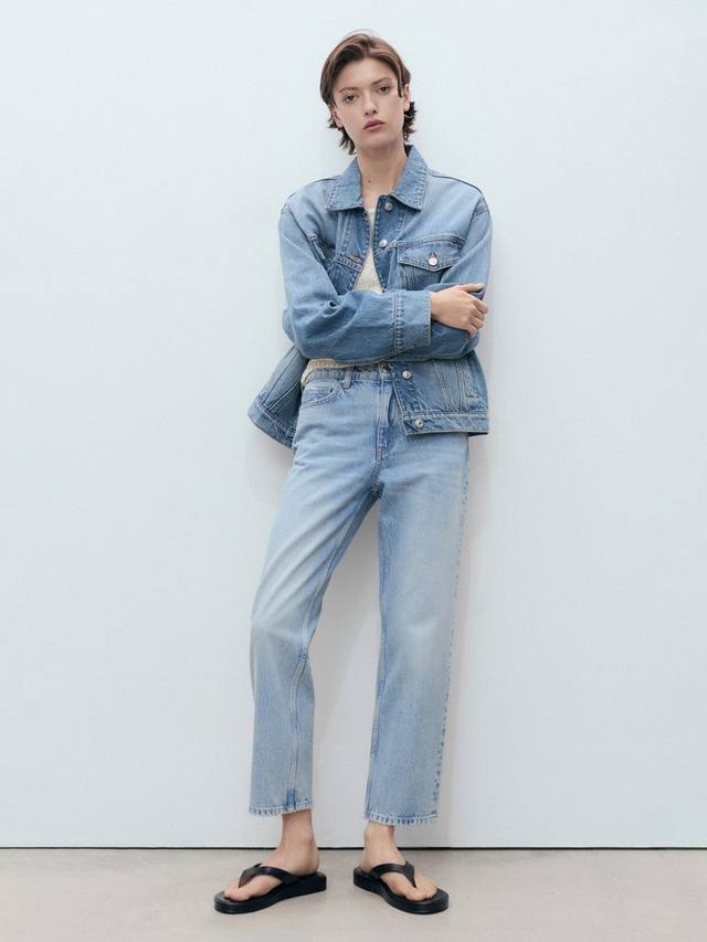 

Прямые укороченные джинсы Blanca Mango, Open Blue