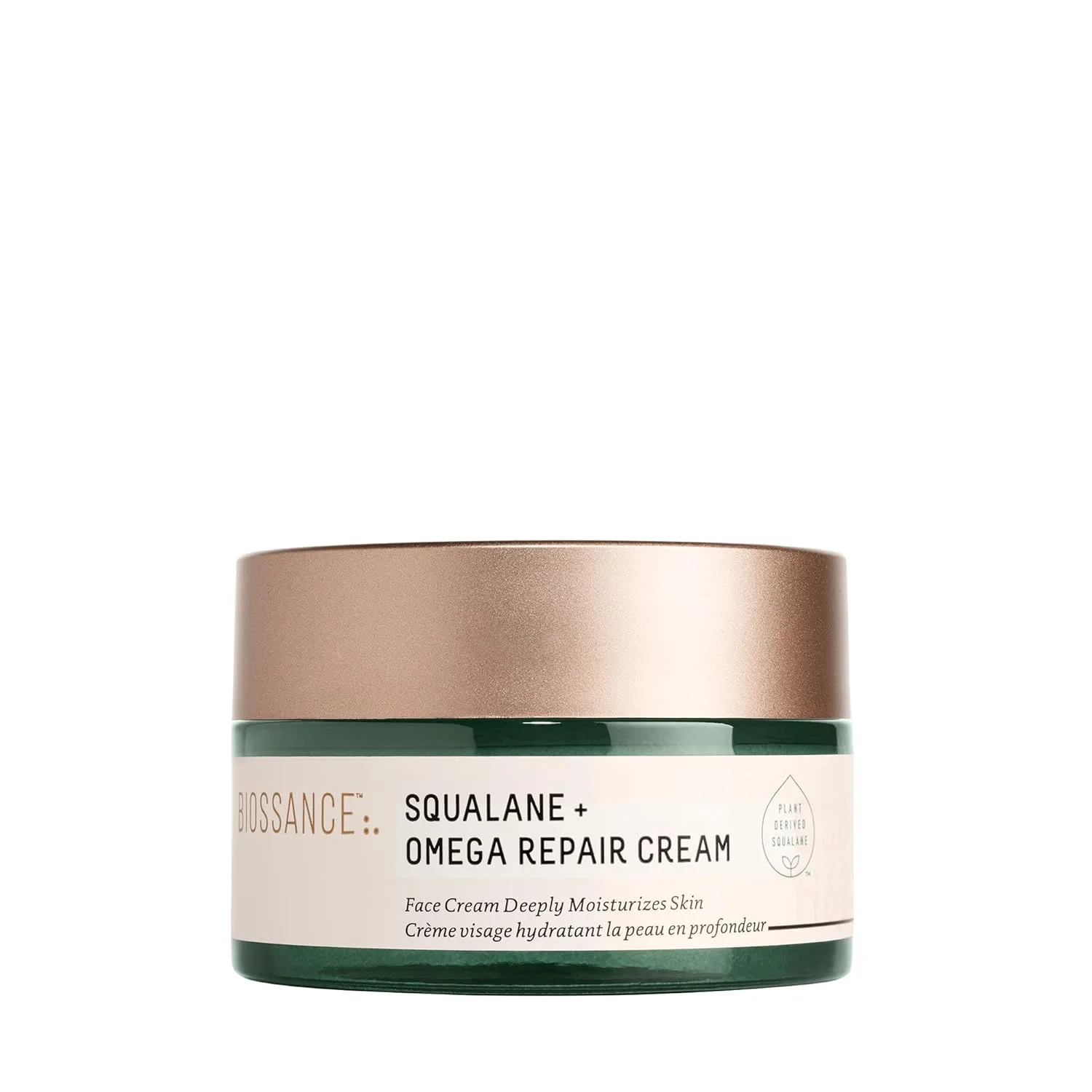 Крем для лица Biossance — Squalane + Omega Repair Cream - интенсивно увлажняющий с гиалуроновой кислотой, 47.3 мл