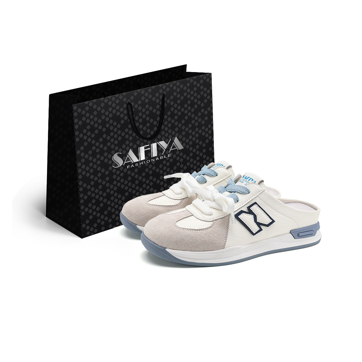 Сандалии с закрытым носком женские SAFIYA, Beige/Blue