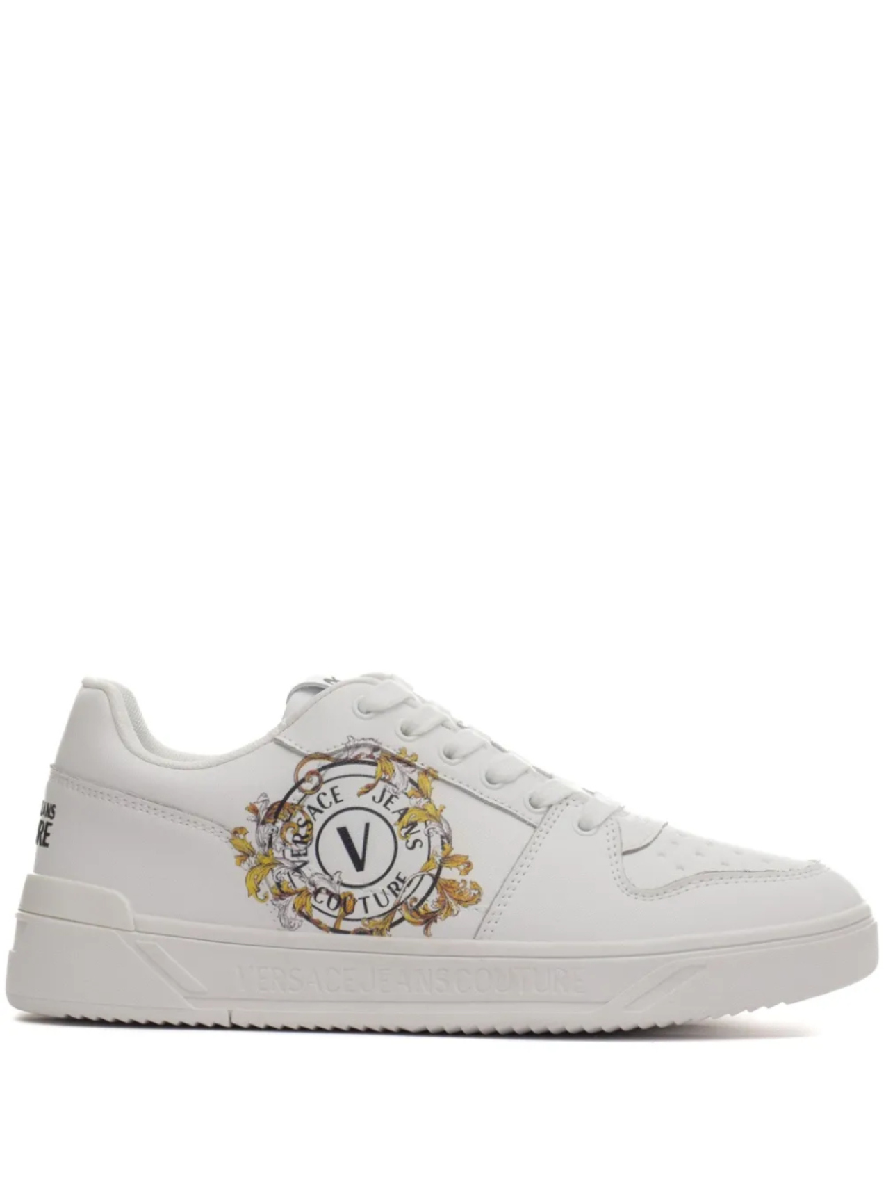 

Кожаные кроссовки Versace Jeans Couture, белый