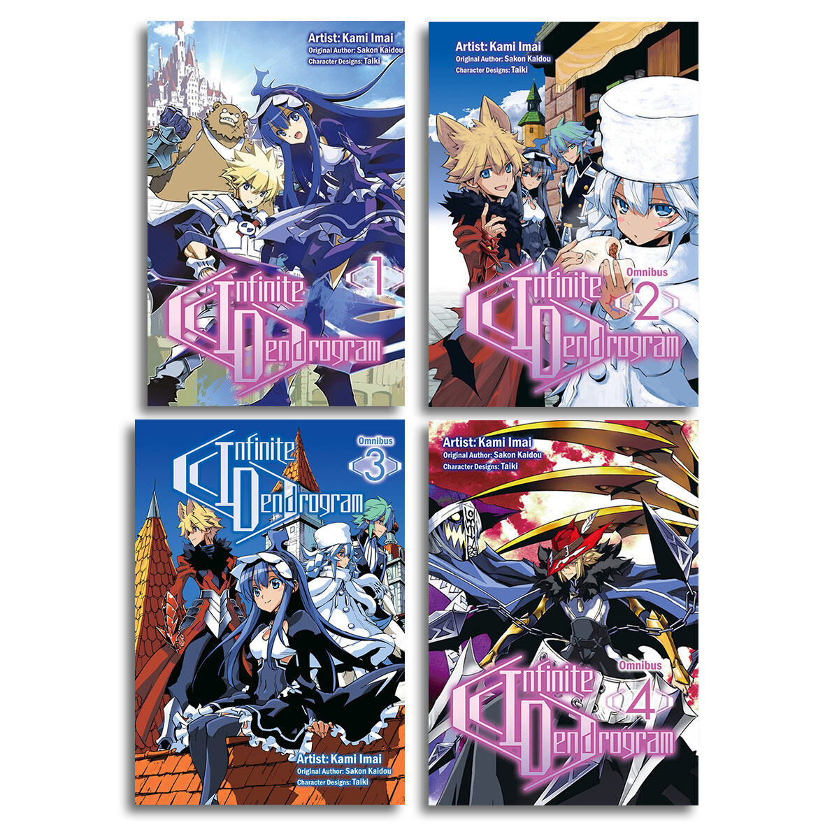 

Манга Infinite Dendrogram Manga Omnibus (1-4) Bundle