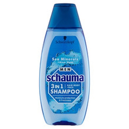 

Профессиональный шампунь для волос, лица и тела Schauma Men Sea Minerals Aloe Vera - Шампунь для мужчин 3 в 1 Schwarzkopf