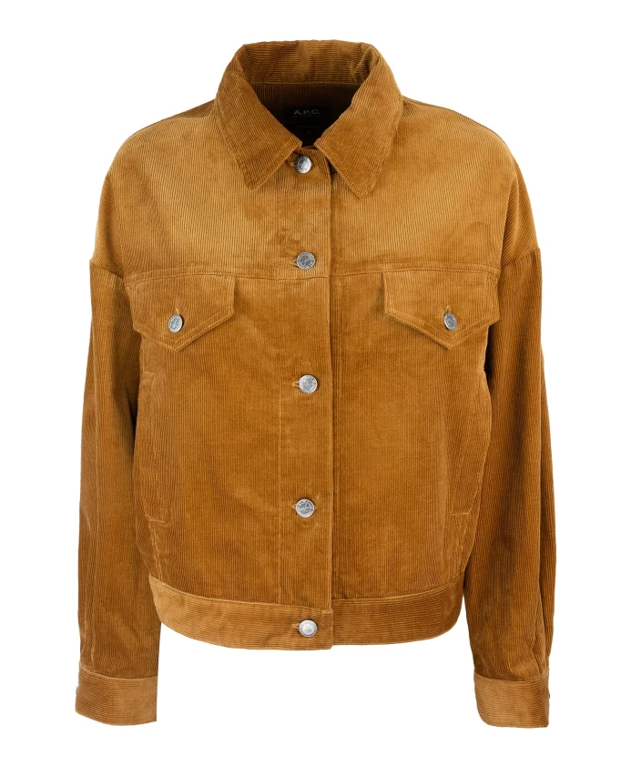 

Коричневое хлопчатобумажное пальто A.P.C., коричневый