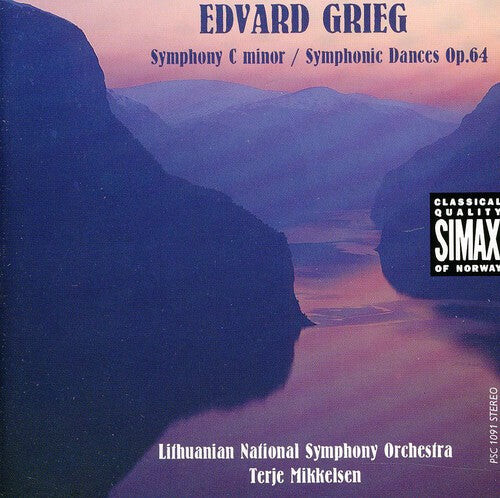

CD диск Grieg / Ltnso / Mikkelsen: Symphony in C minor / Symphonic Dances